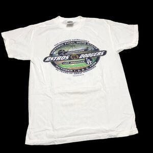 RARE Vintage 1999 Houston Astros vs Dodgers Tee, Astrodome’ Historic Final Stand